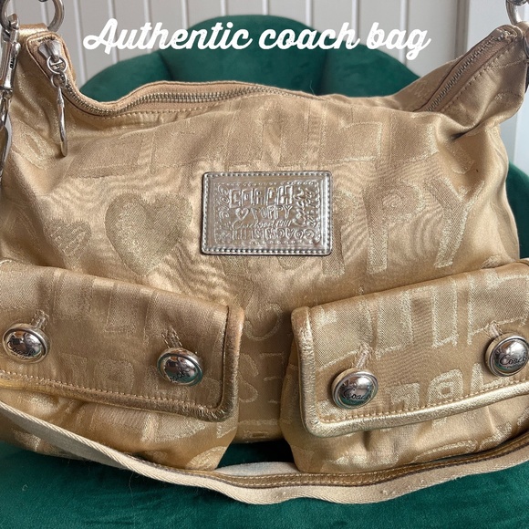 Coach purse rare find poppy label coach purse coach bag - Picture 1 of 13